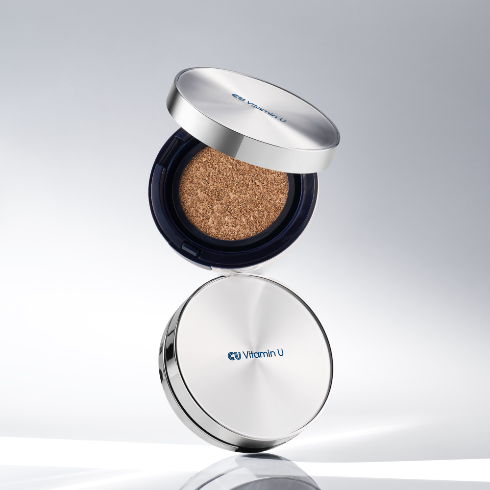 CU SKIN No.23 Vitamin U Coverfit Cushionpact SPF 50+ / PA++++ 15g+15g - Кушон з полінуклеотидами та вітаміном U зі змінним блоком (23 тон) - фото №2 CU SKIN No.23 Vitamin U Coverfit Cushionpact SPF 50+ / PA++++ 15g+15g - Кушон з полінуклеотидами та вітаміном U зі змінним блоком (23 тон) - фото №2
